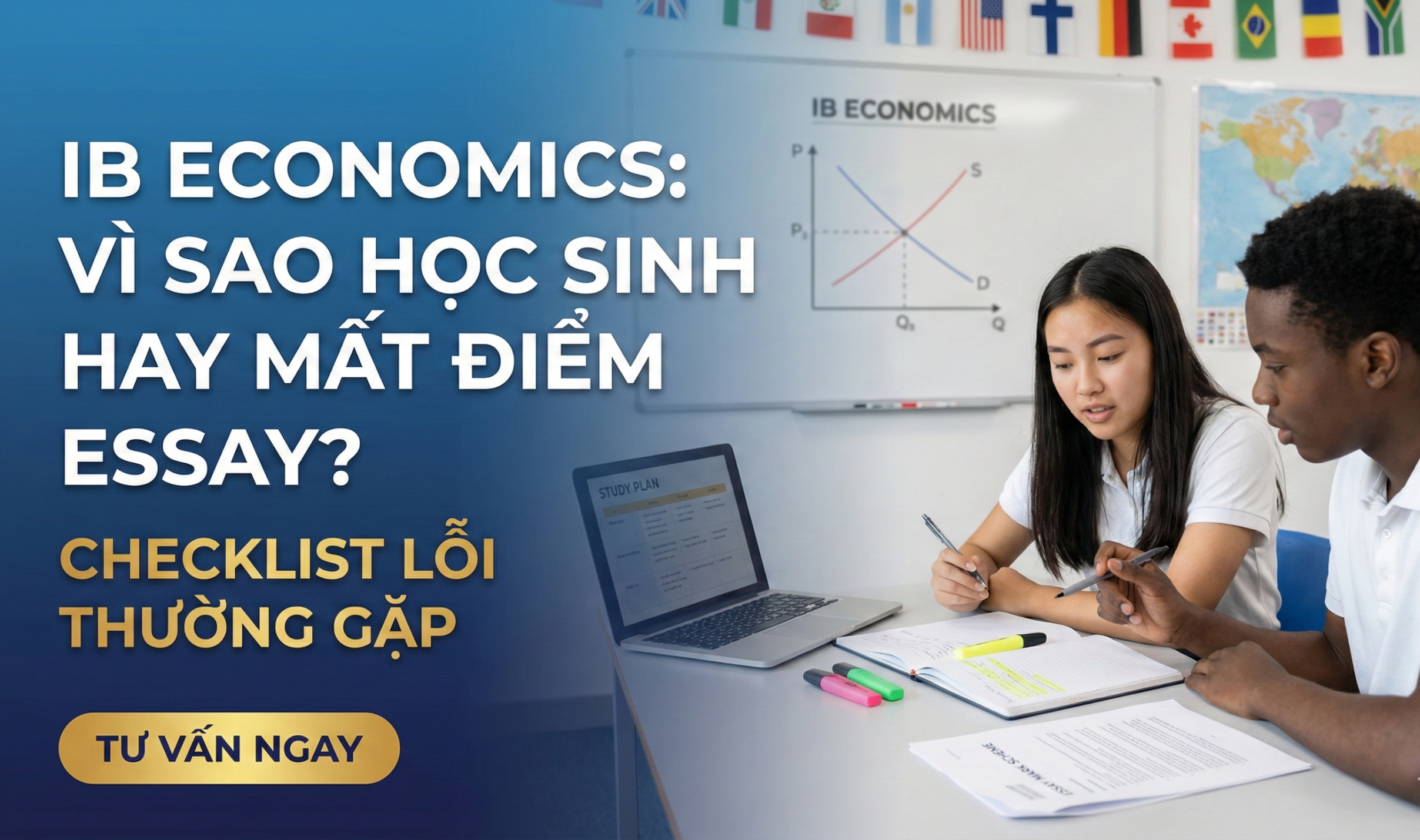 IB Economics: Vì sao học sinh hay mất điểm Essay? 7 lỗi phổ biến và cách sửa để tăng điểm